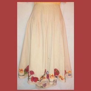 Vintage Floral Skirt